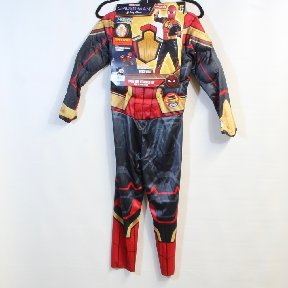 Marvel Spider-man Homecoming Muscle Chest Reflective Costume (Medium 8-10)